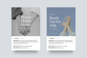 Therapist Social Kit - Canva