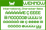 Optimistic Future font, a Font by weknow (Thumbnail 8 of 8)