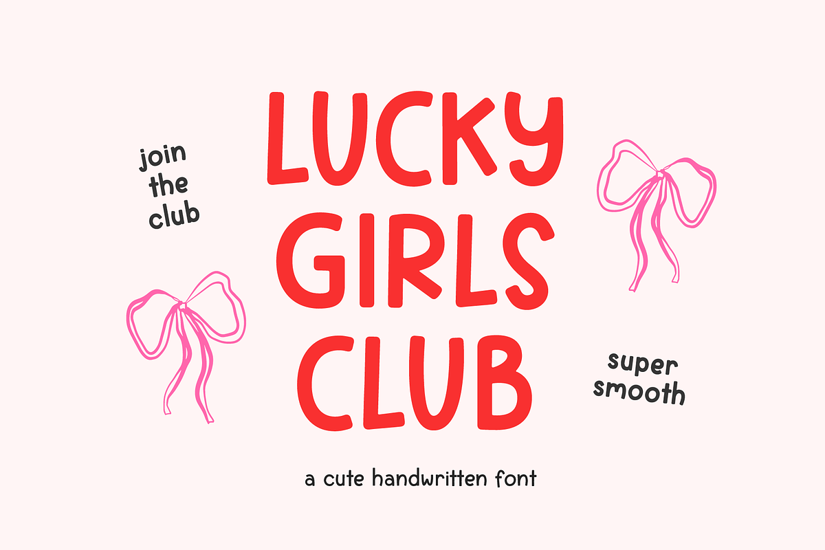 Lucky Girls Club Handwritten Sans, a Handwritten Font by Kaya Fonts (Photo 23 of 25)