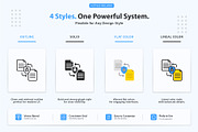 Enterprise Document Management Icons, an Outline Icon by vexper (Thumbnail 6 of 7)