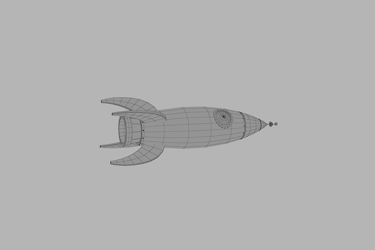 Spaceship rocketship cartoon simple, a Cars & Vehicle 3D Model by CGTech (Photo 7 of 15)