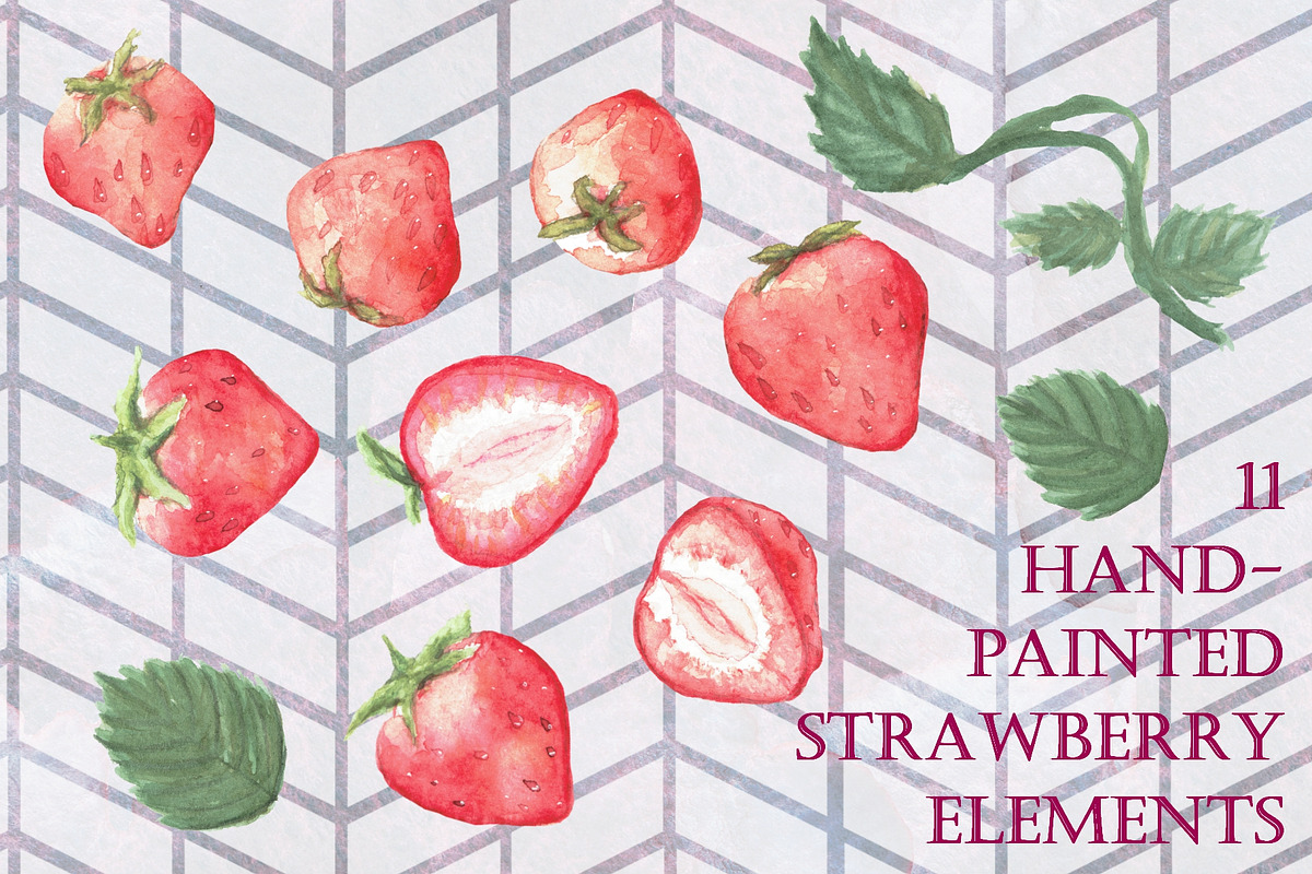 Summer Bundle - 136 elements, a Food Illustration by Tubigan Art (Photo 7 of 15)
