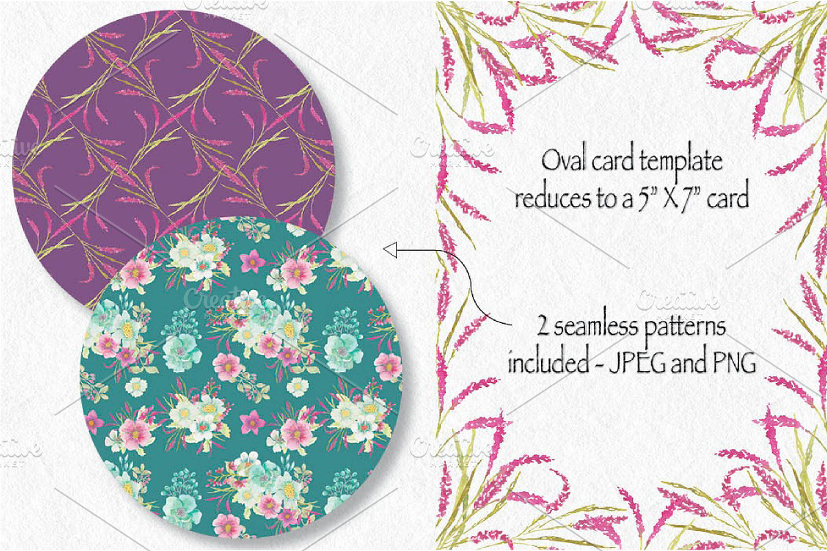 Pink Veronica Watercolor Clip Art, an Illustration by fashionaddict (Photo 8 of 8)