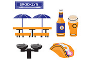 New York clipart SVG Brooklyn Set, an Object Graphic by TanchaArt (Thumbnail 2 of 7)