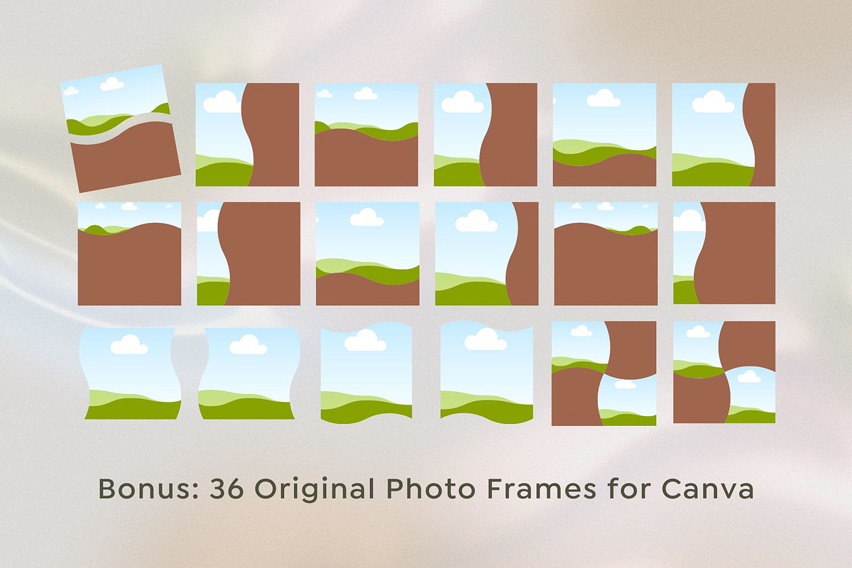 Canva Instagram Templates Yoga, a Social Media Template by Keikoya (Photo 3 of 13)