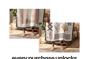 Jacquard Woven Blanket Mockup, an Apparel Mockup by Mockups Studio (Thumbnail 5 of 9)
