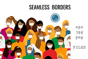Set of 10 templates COVID-19 topic, a Pattern Graphic by DeMih (Thumbnail 3 of 4)