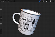 Procreate 3d Model - Mockup Mug, a 3D by Procreate3dStudio (Thumbnail 3 of 3)
