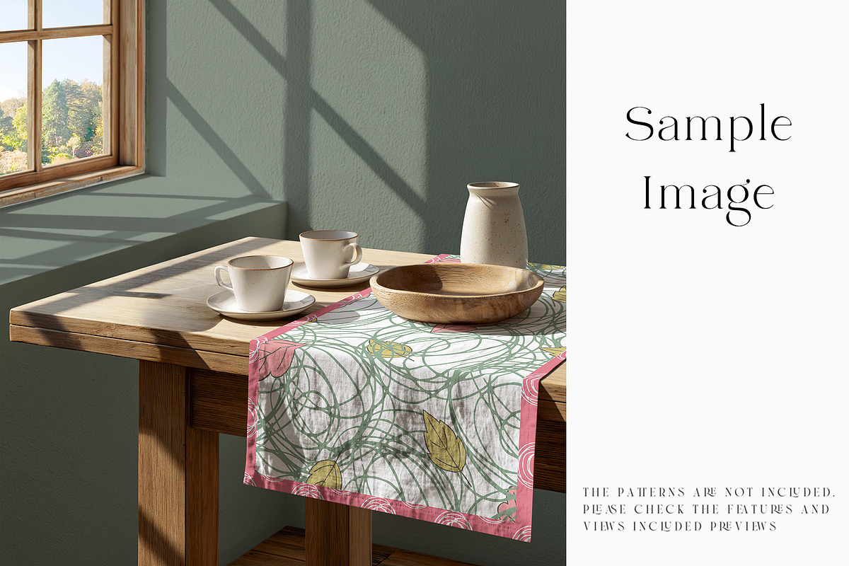 Table Runner Mockups, a Household Mockup by mock-ups (Photo 12 of 17)