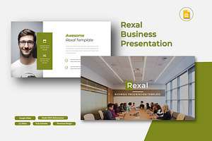 Rexal Business Google Slide Template, a Presentation Template by Fortyone