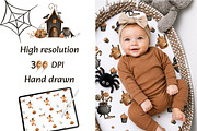 Fox Halloween Party. Kids collection, an Animal Illustration by Linerisyart (Thumbnail 3 of 16)