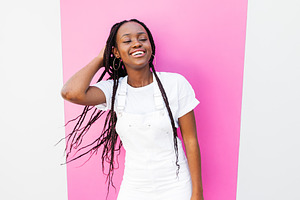 Portrait of a happy beautiful woman, a Person Photo by Artem Varnitsin