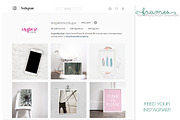 Nordic Frame Mockup Bundle JPG+PSD, a Print Template by Inspire Mockups (Thumbnail 3 of 5)