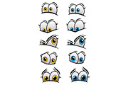 Cartooned eyes with emotions, a Person Illustration by Vector Tradition (Thumbnail 2 of 3)