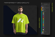 Handsome Men T-shirt Mockup, a Shirt Mockup by INTENTFX (Thumbnail 12 of 12)