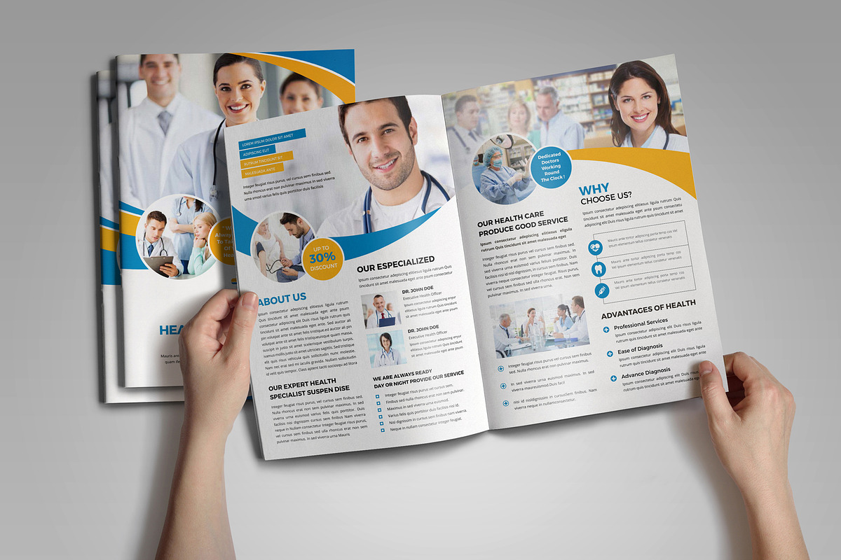 Medical Healthcare Brochure V3, a Brochure Template by JanySultana (Photo 5 of 8)