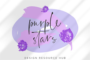 Procreate Color Palette Purple Stars