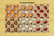 Autumn Harvest: Pumpkin & Squash, a Pattern Graphic by Elatedowl (Thumbnail 3 of 13)