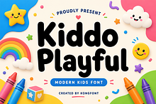 Kiddo Playful - Modern Kids Font