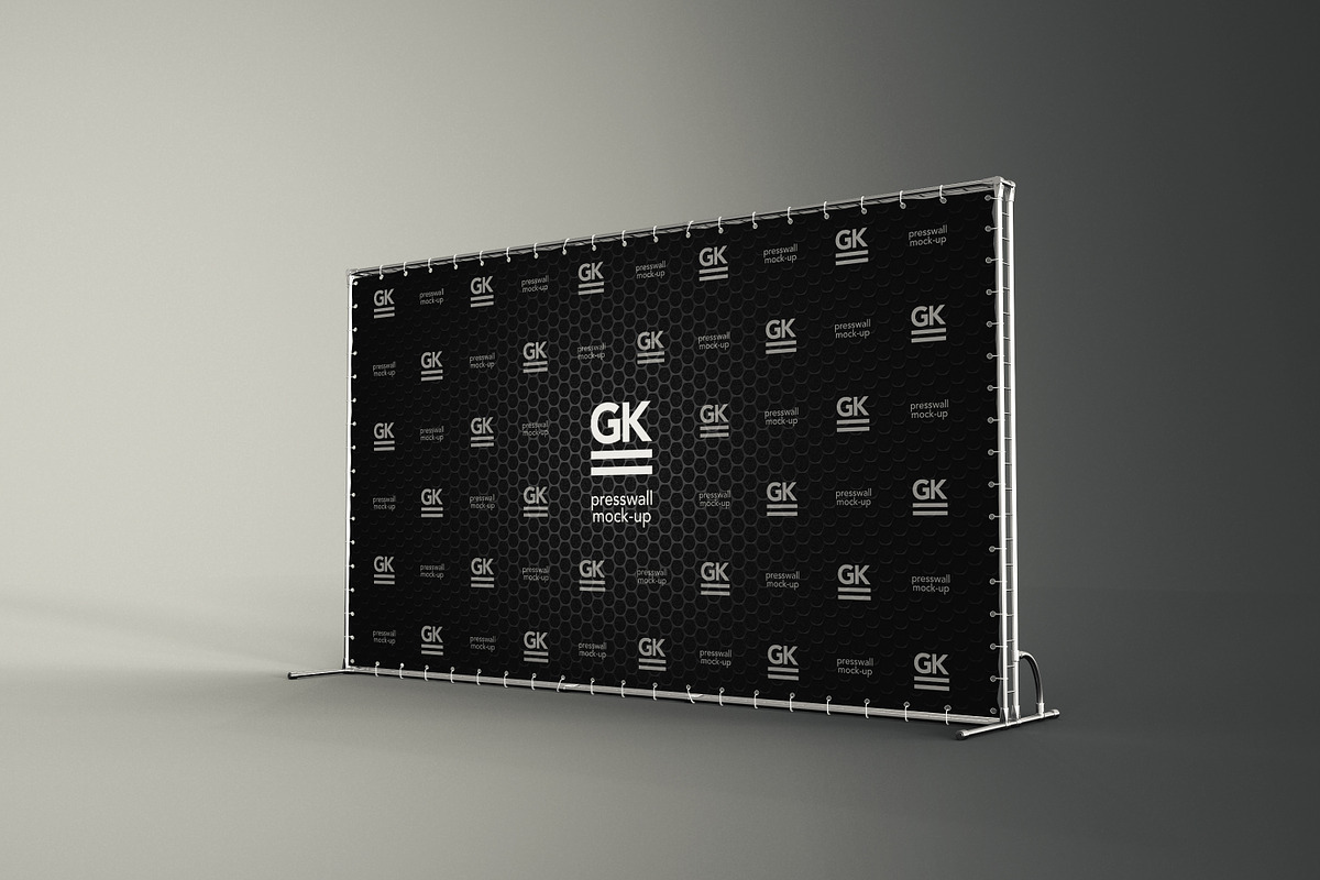 3D Presswall mock-ups, a Product Mockup by GK Creative (Photo 2 of 5)