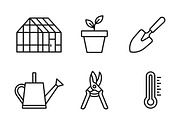 Bundles Set Flower Market Icons, an Outline Icon by adenpinkstore (Thumbnail 6 of 12)