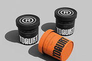 Yogurt Paper Cup Mockup, a Cups & Container Mockup by Brand Earth (Thumbnail 2 of 4)