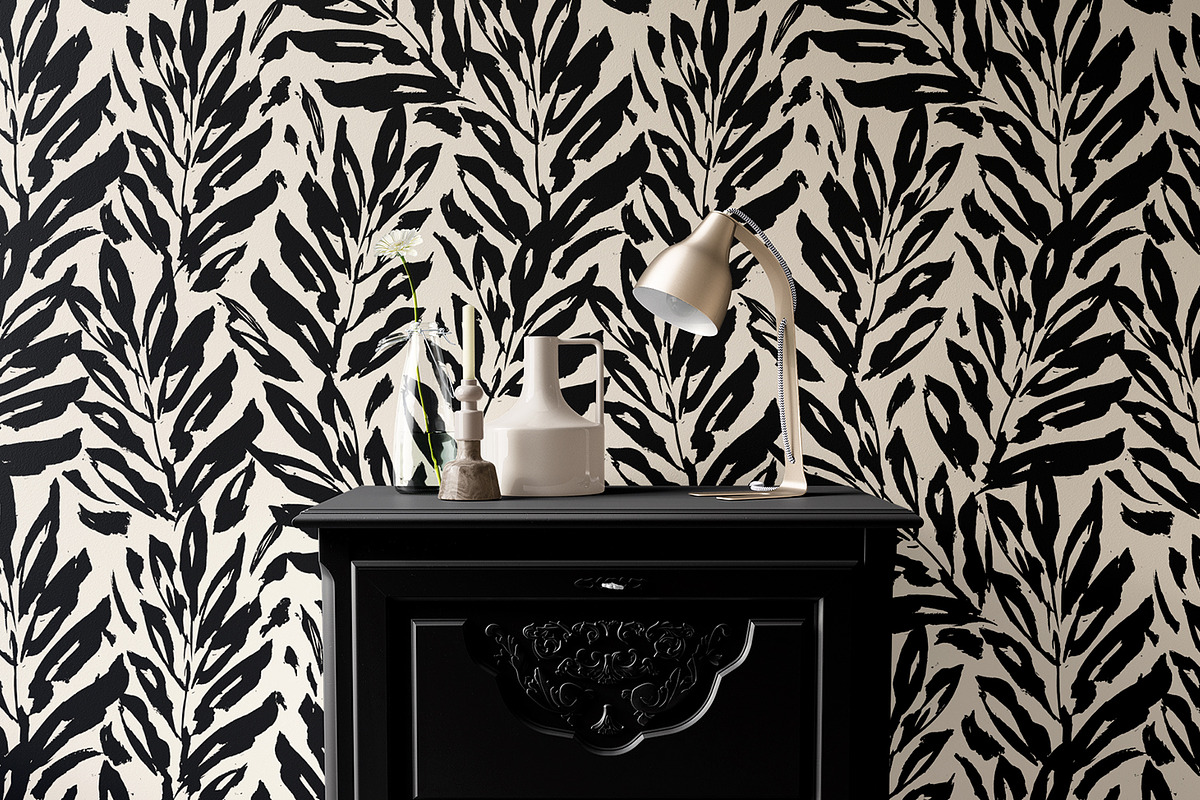 Hand Painted Leaves, a Pattern Graphic by MalyskaStudio (Photo 13 of 13)