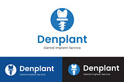 Dental Implant Logo, a Branding & Logo Template by Design Box (Thumbnail 1 of 2)