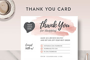 Thank You Order Card TC001, a Card Template by Draca Design Co (Thumbnail 2 of 3)