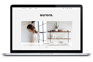 Responsive WP Theme - Aurora