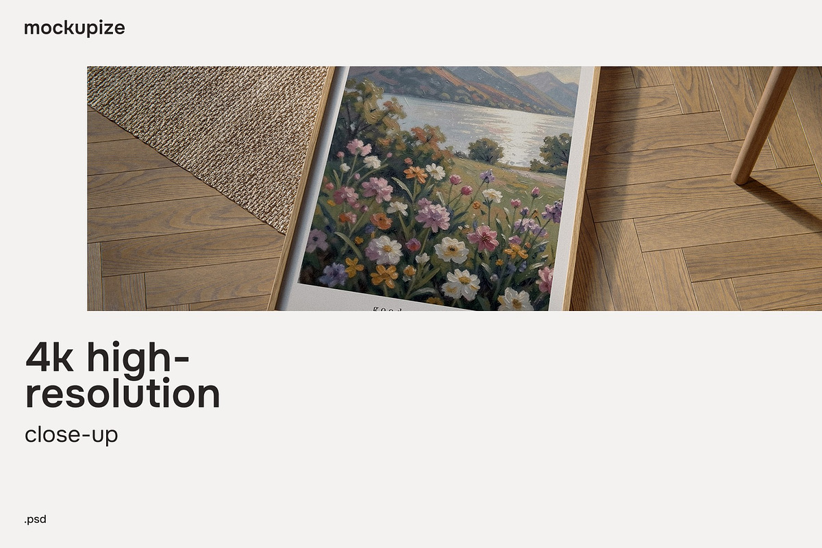 DIN A Flat Lay Frame Mockup, a Household Mockup by mockupize (Photo 4 of 7)
