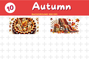 Watercolor Autumn Background – High-, a Background Graphic by John_Walker (Thumbnail 4 of 4)