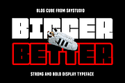 Blog Cube, a Font by Say Studio (Thumbnail 9 of 13)