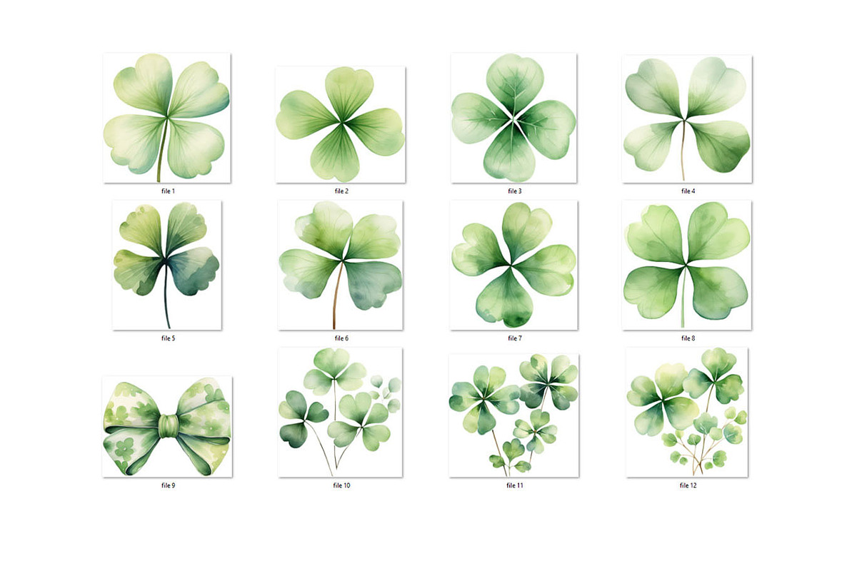 St Patricks day watercolor clipart, an Object Graphic by MyLittleMeow (Photo 2 of 7)