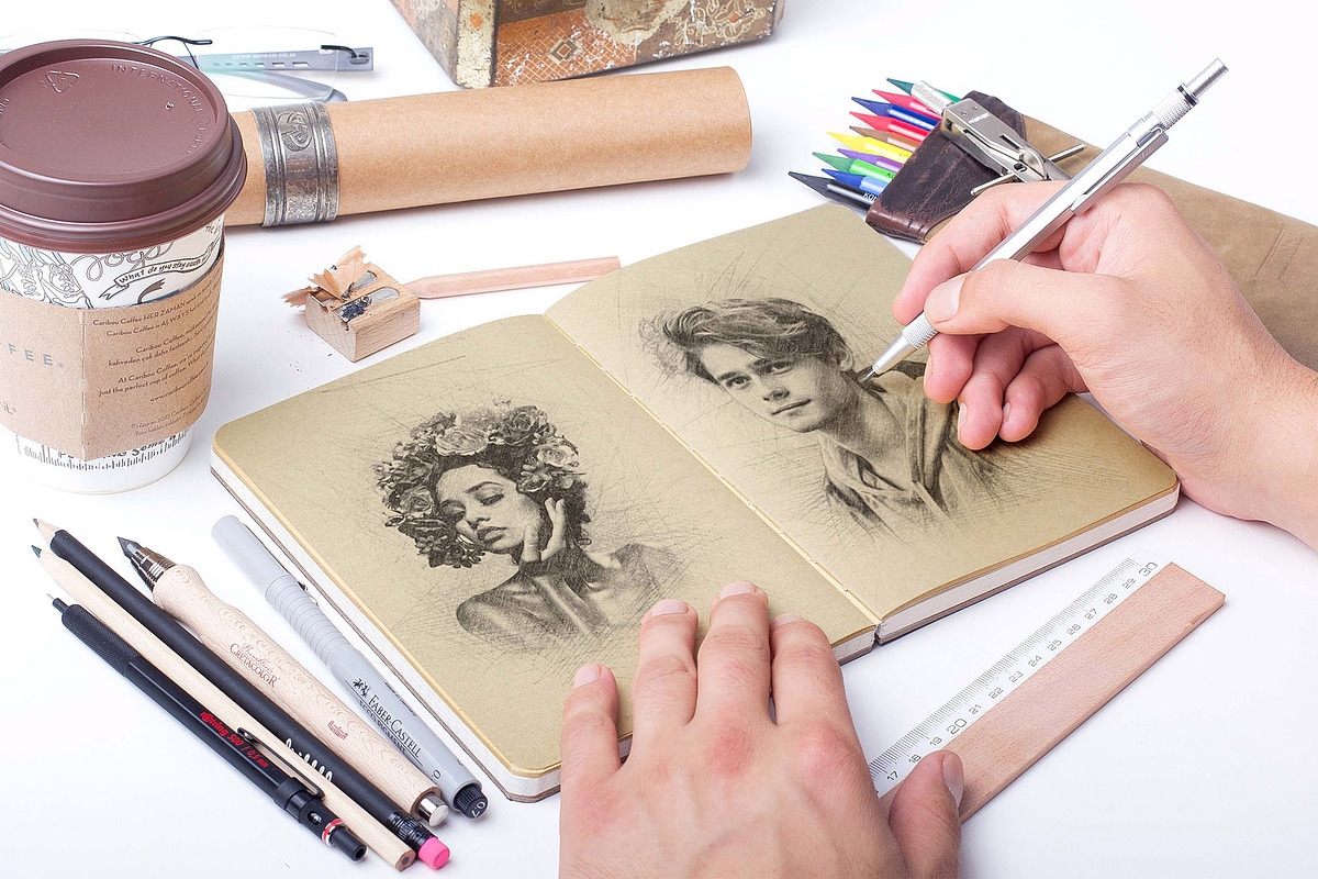 Pencil Sketch Maker, an Action Add-On by MRI STUDIO (Photo 17 of 28)
