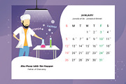 2020 Calendar - Muslim Scientist, a Stationery Template by Ted-sign (Thumbnail 2 of 39)