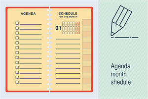 Agenda Month Shedule