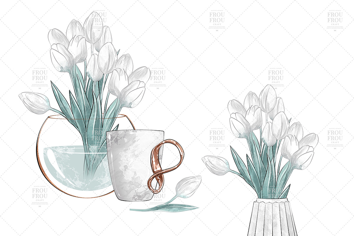 Hygge Interior Home Clipart, an Illustration by Frou Fou Craft (Photo 2 of 7)