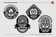 Badge or Emblem Logo for Save Nature, a Branding & Logo Template by C-Kav (Thumbnail 1 of 5)