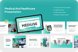 Medical and Healthcare Google Slides, a Presentation Template by Annora Studio