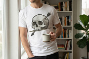 Skull PNG With Arrow, Vintage, an Illustration by SharpMarketplace (Thumbnail 3 of 3)