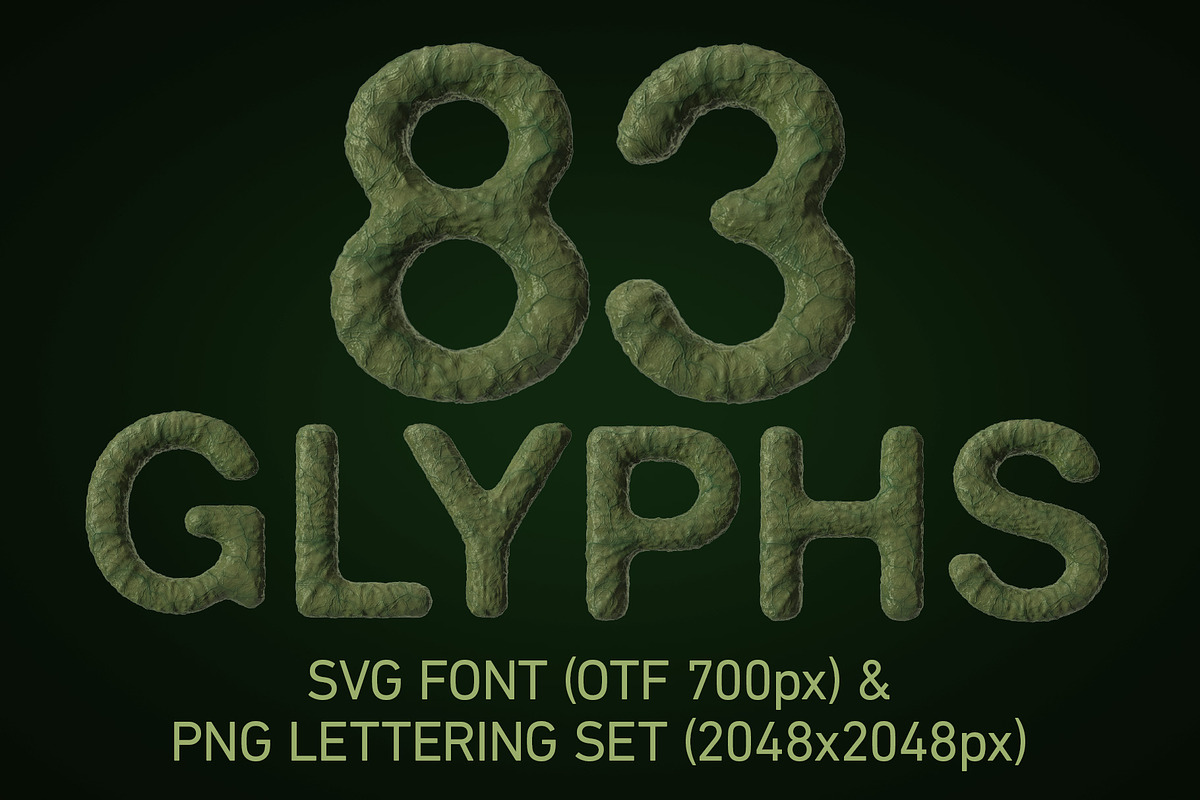 The Monster Bitmap Font & PNGs, a Sans Serif Font by Creative Graphics (Photo 3 of 8)
