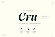 Grand Cru Superfamily, a Serif Font by Fenotype (Thumbnail 2 of 14)