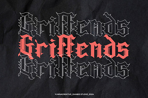 Griffends - Blackletter Display Font