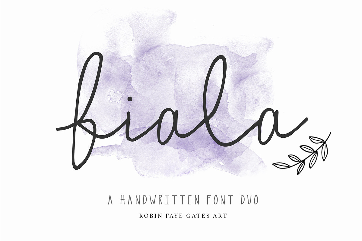 Fiala // A Handwritten Font Duo
