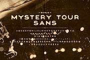 Mystery Tour Display Font, a Sans Serif Font by Vintage Type Company (Thumbnail 2 of 10)