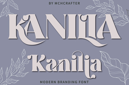 Kanilia | Modern Branding Font