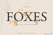 VINTAGE FOX LOGO & ILLUSTRATIONS, a Branding & Logo Template by Uncle Wiel (Thumbnail 1 of 9)