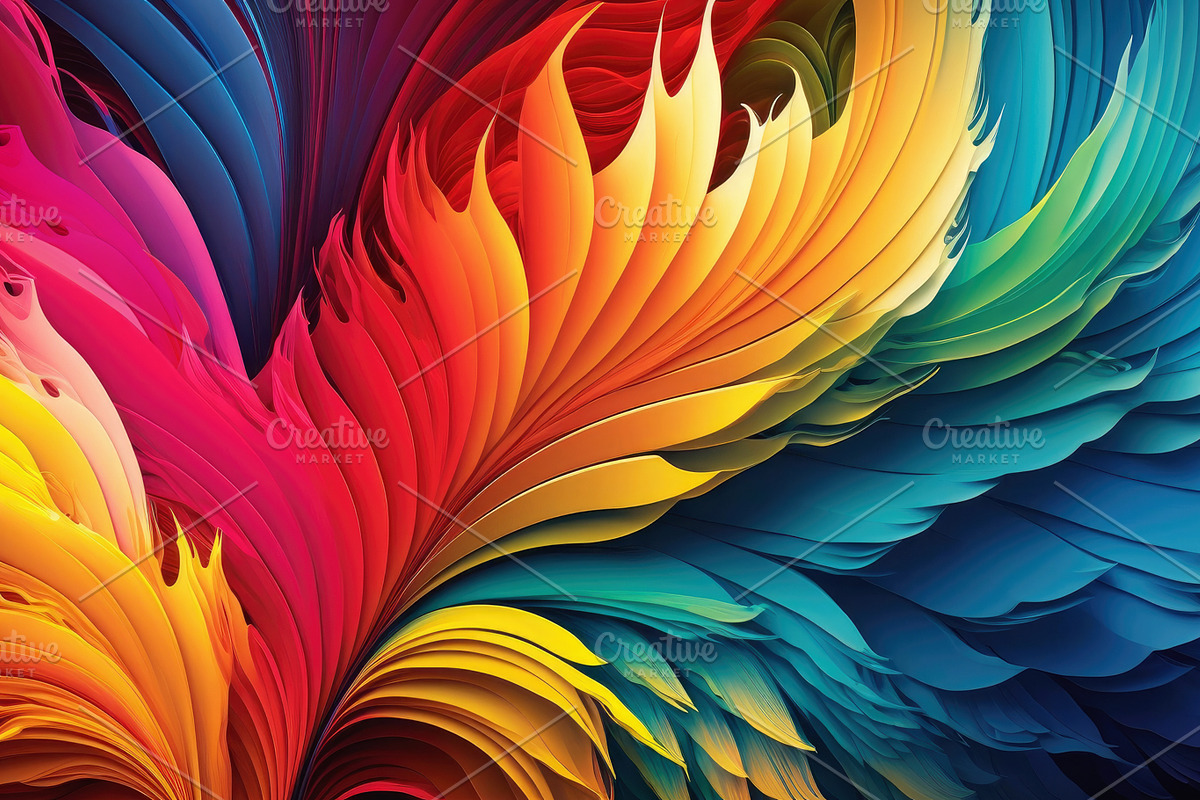 Color Explosion Pattern., a Texture Illustration by CARLOSANDESTHER