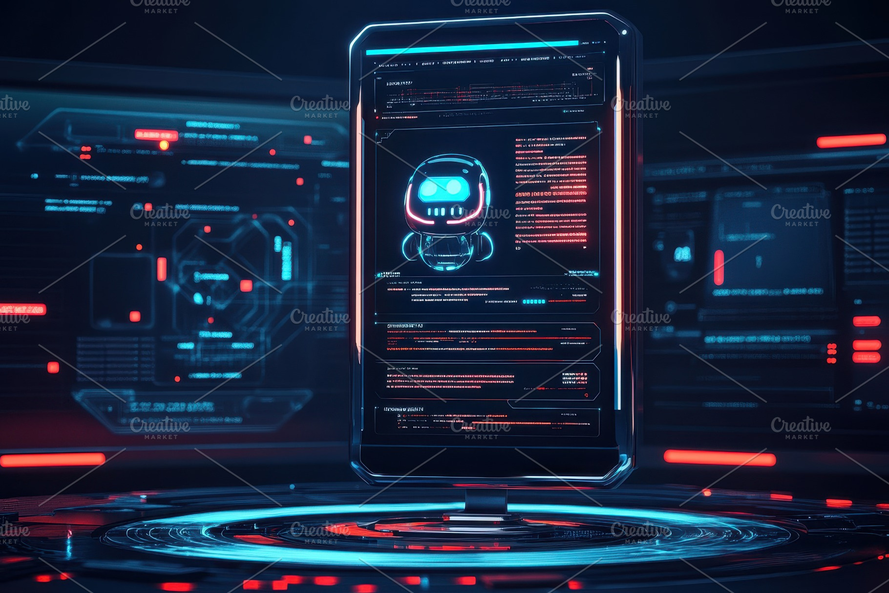 Innovative AI chatbot software displ, a Photo by Iftikhar Alam